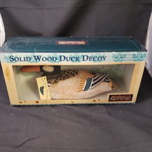 Duck Decoy Rocky Mountain Gift Exchange Solid Wood Hand-Painted - £16.54 GBP