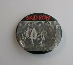 Skid Row Vintage 1989 Badge Button Pin Unused Old Stock Pinback Heavy Metal - £7.90 GBP