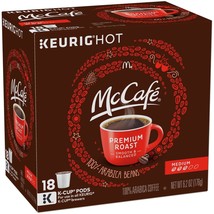 McCafe Premium Roast Coffee 18 to 144 Keurig K cup Pick Any Quantity FRE... - $21.88+