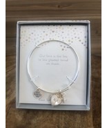 Target Our love holds the key silver plated 3 Charm bracelet - £11.14 GBP