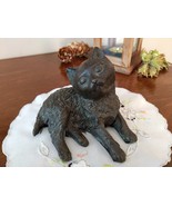 Nice little cat in real bronze, 20th century - $80.69 CAD