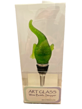 Wine Bottle Stopper Alligator Gator Tail Art Glass New in Box Kitchen Accessory - £7.48 GBP