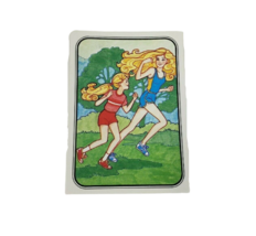 VINTAGE 1983 MATTEL FIGURINE PANINI BARBIE ALBUM STICKER NOS NEW OLD STO... - $9.41