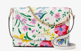 New Kate Spade Carson Garden Bouquet Convertible Crossbody Cream Multi /Dust bag - £83.49 GBP