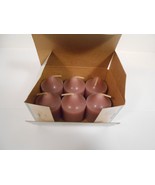 PartyLite CREAMY COCOA Votive Candles V06424  Box of 6 - £8.16 GBP