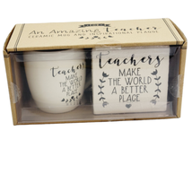 Teachers Appreciation Gift Set Mug &amp; Plaque Lighthouse Christian Products - £22.10 GBP