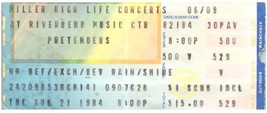 Vintage The Pretenders August 21 1984 Ticket Stub Cincinnati Ohio - $34.64