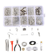 Jewelry Making Kit Wire Beading Repair Tools Diy Craft Supplies Silver - £21.95 GBP