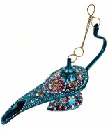 Brass Aladdin Genie Lamps Big and Small Size Lamp Color Turquois Incense... - $20.57+