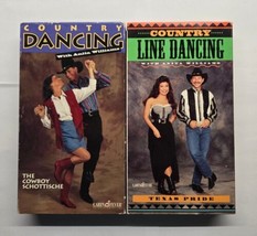 Anita Williams Country Dancing The Cowboy Schottische &amp; Texas Pride VHS Lot - £15.85 GBP