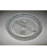 Queen Mary Anchor Hocking Glass Co Crystal Divided Candy Nut Dish  1936-... - £7.79 GBP