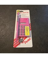 Vintage 90s Pentel Smart Set Hot Pink Neon Calculator &amp; Automatic Pencil TI - $351.18 MXN