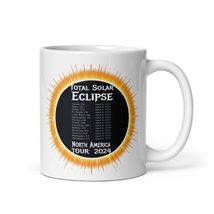 Path Of Totality Total Solar Eclipse 2024 Concert Tour Themed Coffee Mug - £13.62 GBP+
