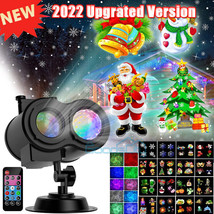 Led Christmas Projector Lights Outdoor 26 Hd Effects Laser Landscape Lam... - £65.37 GBP