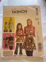 McCalls Pattern 5720 Misses Child&#39;s &amp; Girl&#39;s Apron Jan Lutz The Apron Lady UNCUT - £2.37 GBP