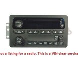 GM radio VIN clear UNLOCK service for locked 2000+ Class 2 radios - $45.00