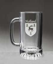 Holland Irish Coat of Arms Glass Beer Mug (Sand Etched) - £22.22 GBP