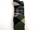 Gold Toe Men&#39;s 3 Pairs Dress/Crew Socks AquaFX Carlyle Argyle New  - £13.42 GBP