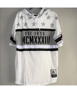 Red Ape White Hooded T-Shirt with Logo Patch - $20.15 CAD