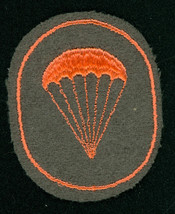 CIRCA 1967-1991, DDR, NVA, PARA, NCO, SLEEVE PATCH, PARACHUTIST - $20.00