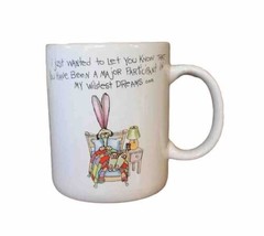 Vintage Moodz Wildest Dreams Bunny Mug Coffee Cup by Papel - £10.83 GBP