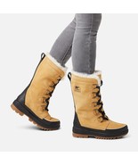 Sorel Tivoli II High Waterproof Snowboot Women&#39;s Sz 5.5 Currry Brown &amp; B... - $109.62 CAD