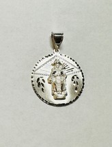 Sterling Silver Holy Infant of Atocha (Santo Niño de Atocha) 32mm Round ... - $176.72