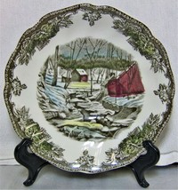 Johnson Bros Friendly Village Saucer 5 5/8&quot; The Ice House Excellent - $10.99