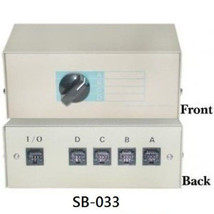 Cablesonline 4-Way Rj11/12 Manual Switch Box, Sb-033 - $40.24