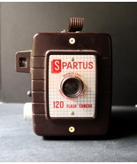 Vintage Spartus 120 Box Flash Camera Herold Products Co. 50&#39;s Roxmar Lens - $561.45 MXN