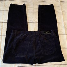 Michael Kors Corduroy Pants Mens 40x32 Navy Blue Cotton Stretch Straight... - £15.65 GBP