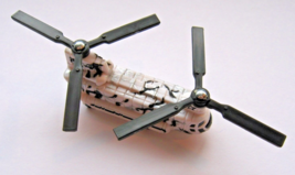 Hot Wheels Micro CH47 Chinook Heavy Lift Helicopter, Winter Camouflage V... - $10.88