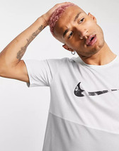 Nike Running Dri-FIT colorblock T-shirt in gray SMALL NEW W TAG - $35.00