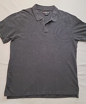 Ecko Unlimited Mems Size XL Gray Polo With Embroidery Rhino Logo - £9.29 GBP