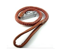 STG Heavy Duty Braided Dog Leash with Stainless Steel Buffer Spring 4.2 FT - £29.88 GBP