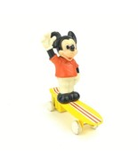 Vintage 1978 Azrak Disney Mickey Mouse Skater Skateboard Pull Back Toy -... - £22.24 GBP