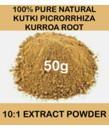 100% PURE NATURAL KUTKI PICRORRHIZA KURROA ROOT - 10:1 EXTRACT POWDER - 50g - $13.20