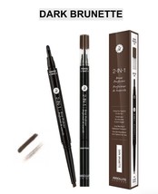 ABSOLUTE NEW YORK 2-in-1 BROW PERFECTER COLOR: DARK BRUNETTE - £3.18 GBP