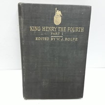 History of King Henry the Fourth Part 1 Edited By W J Rolfe - £12.57 GBP