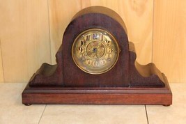 Antique Gilbert 8 Day Mantle Clock ~ Serviced &amp; Running ~ 1917 - £234.21 GBP
