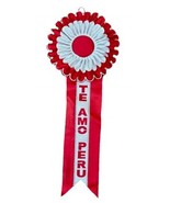 Peruvian Flag of Peru Escarapela Peruana 9”x21” - $20.50 CAD