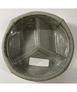 Longaberger Catch All Basket Sectioned Protector Green Fabric Insert 7” ... - $19.79