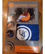 Self Inflating Chair slothsak orange 64&quot; x 28&quot; x15&quot; Pump Free New Condition - £23.26 GBP