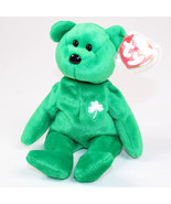 Rare Ty Beanie Baby Erin The Bear 1997 Retired Plush Toy w/Tags Great Co... - $34.63