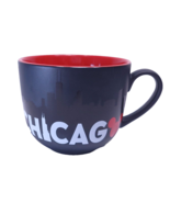 Disney Mickey Mouse Chicago Cityscape Large Mug Black White Lettering Cup - $12.99