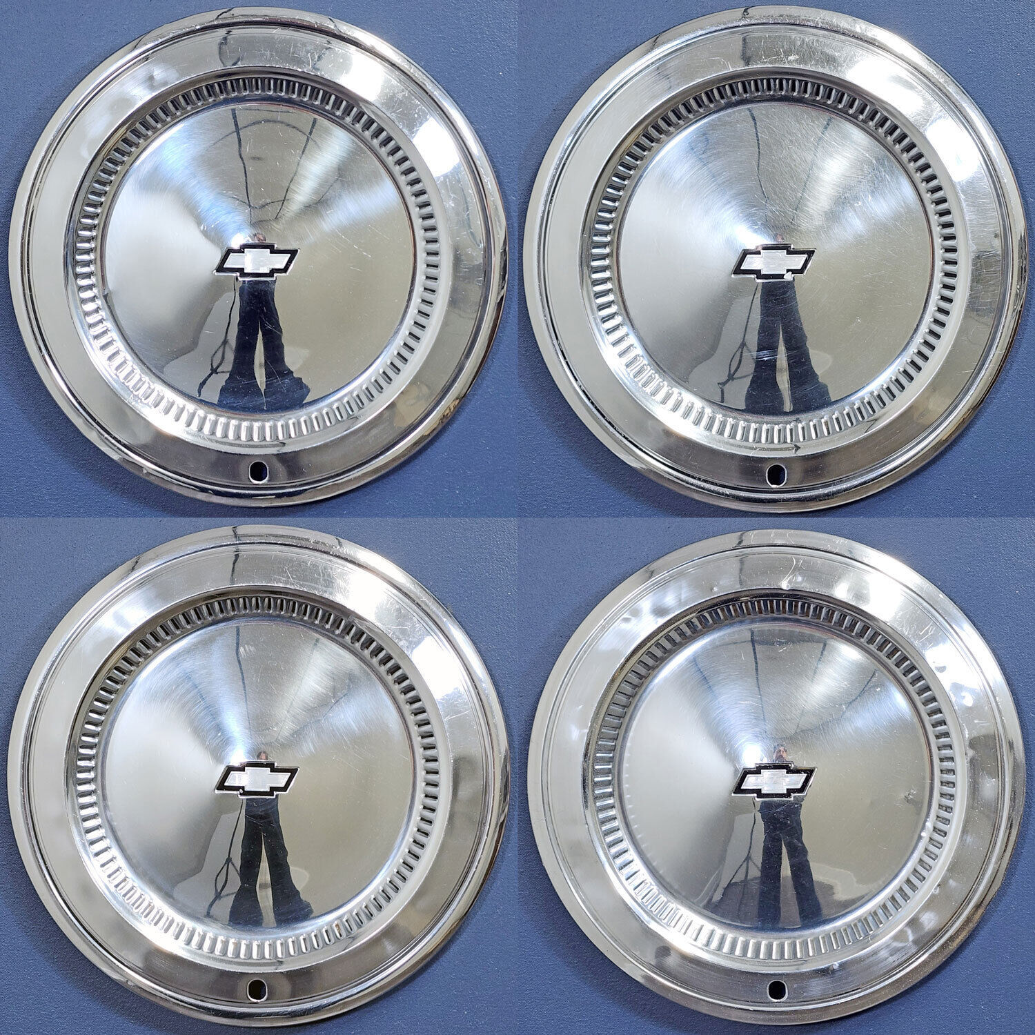 Primary image for 1975 Chevrolet Chevelle + More # 3063 15" Hubcaps GM Part # 345978 USED Set/4