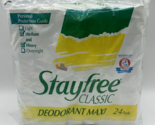 Vintage Stayfree Classic Deodorant Maxi 24 Pads New 1993 Bs248 - £30.88 GBP
