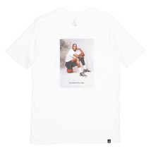 Jordan Mens Air Jordan Retro 3 III Photo T-Shirt Size Large Color White - £34.84 GBP