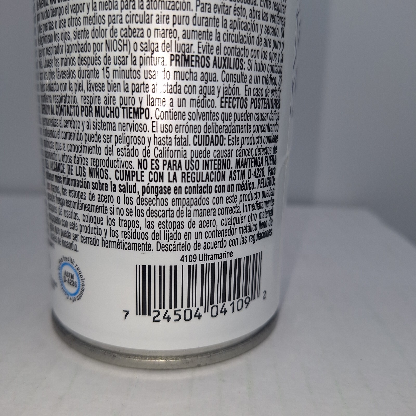 Krylon Chalky Finish Ultramarine 12 Oz Spray Paint New 2 Cans Item image 4