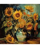 Sunflowers by Vincent Van Gogh - Fine Art Poster Print (LAMINATED, 51.2 ... - €1,34 EUR